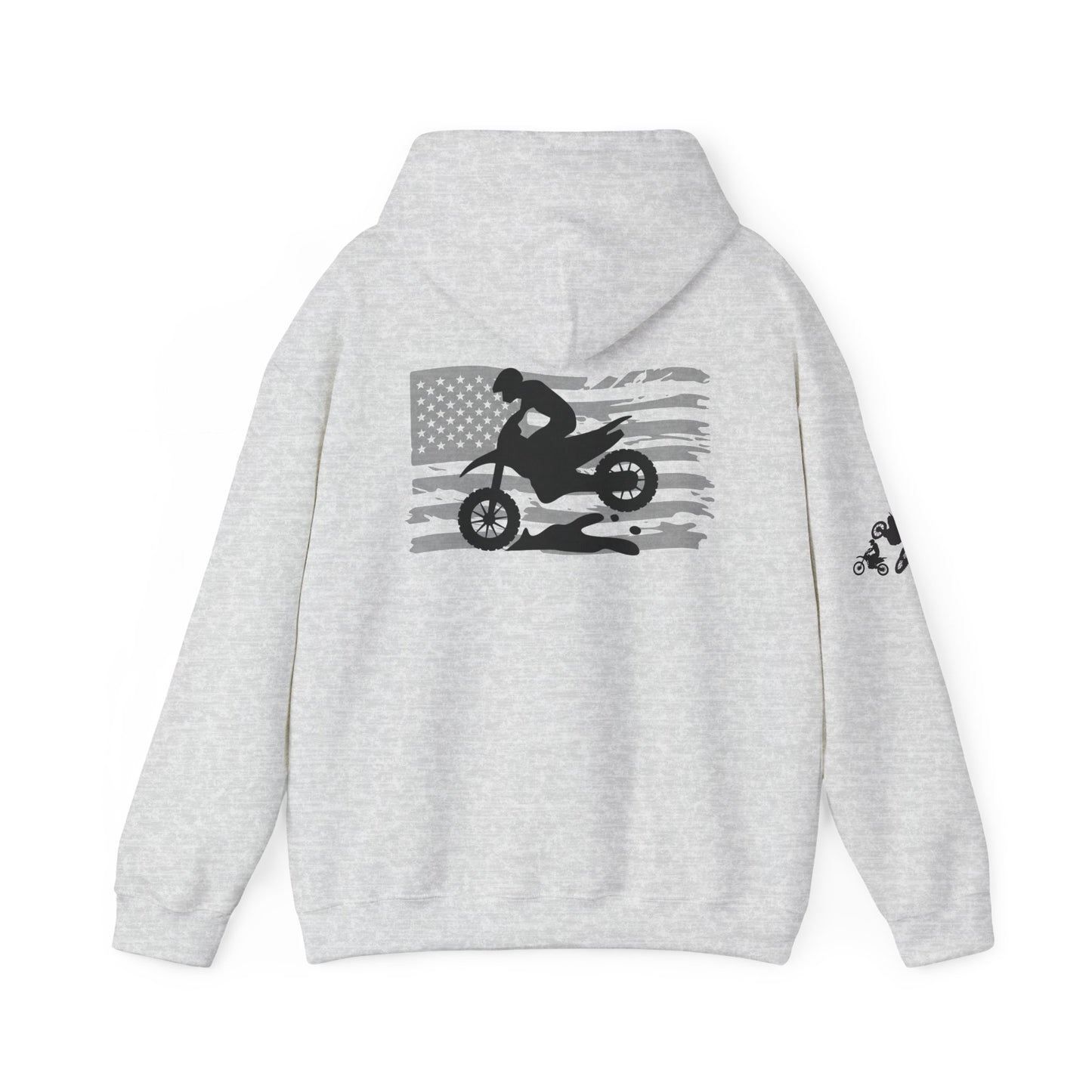 Race Dad Unisex Heavy Blend™ Hoodie - Perfect Gift for Motorbike Enthusiasts