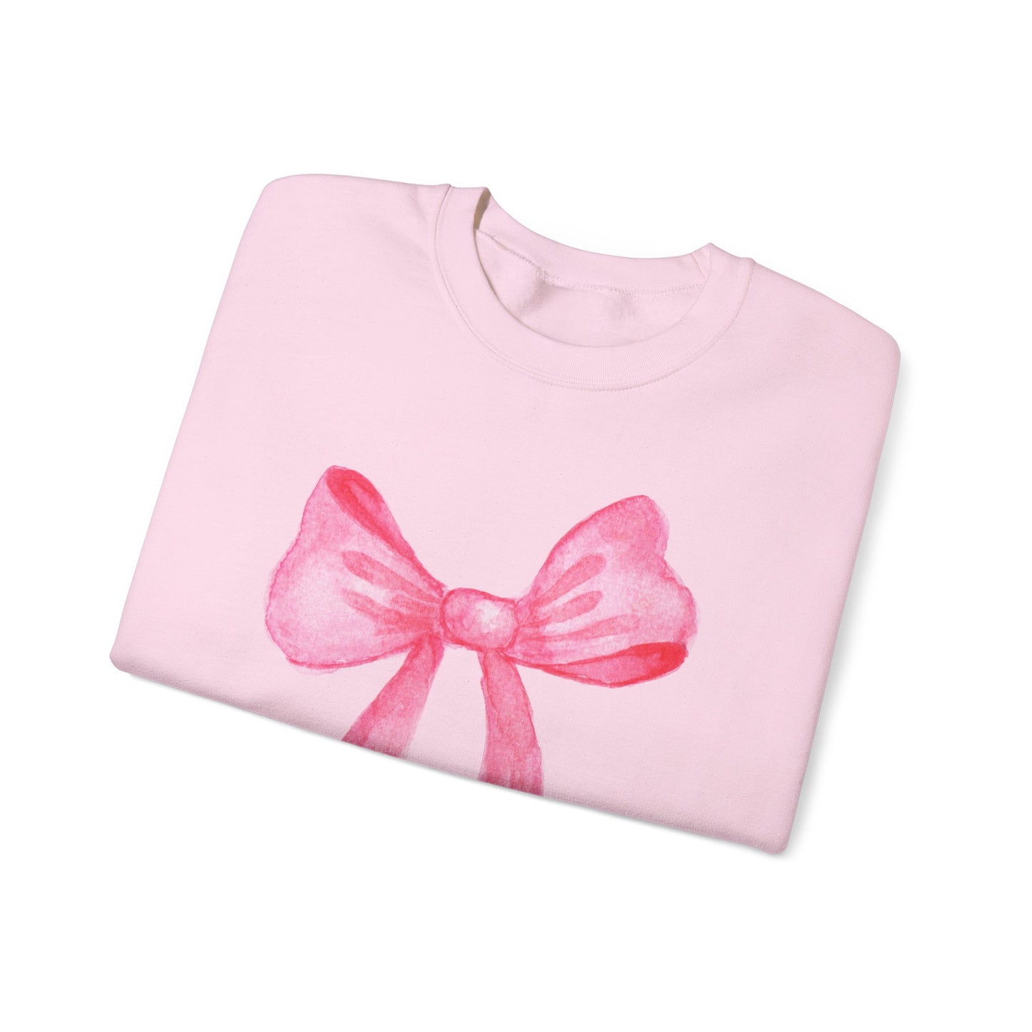 Pink Bow Unisex Sweatshirt - Cozy Gift for Fashion Lovers