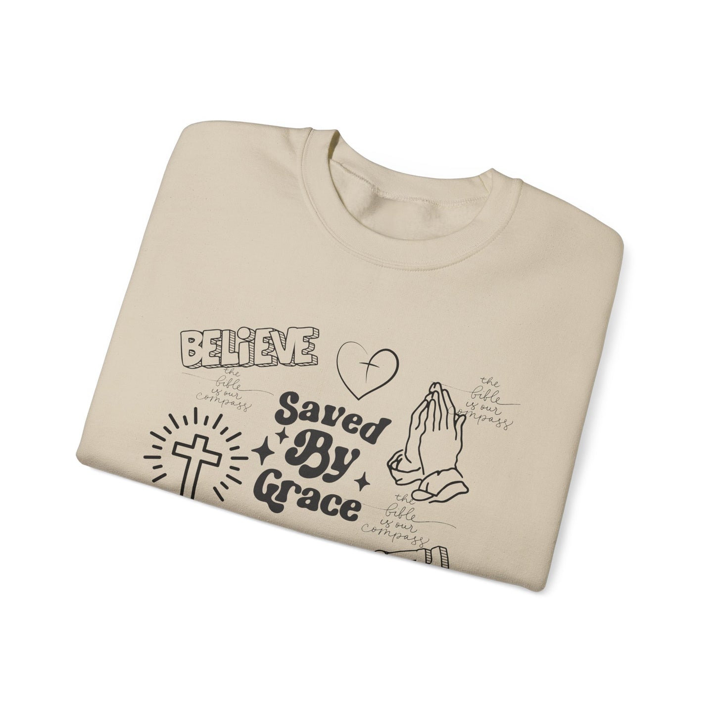 Faith & Grace Crewneck Sweatshirt - Unisex Heavy Blend™ - Perfect for Everyday Inspiration