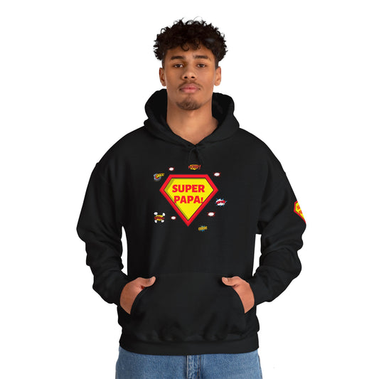 Super Papa! Hooded Sweatshirt - Unisex Heavy Blend™ for Dads