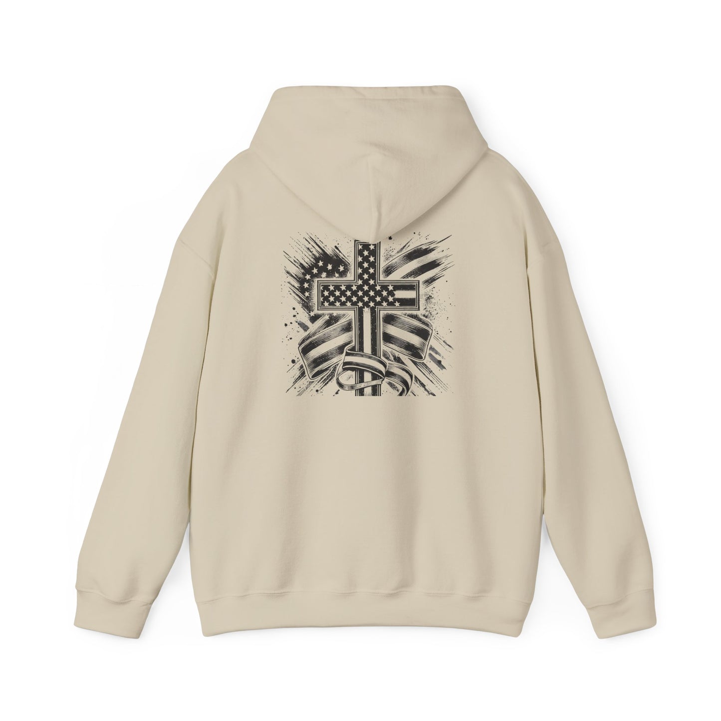 Faith & Freedom Unisex Heavy Blend™ Hooded Sweatshirt - Cozy, Stylish, Perfect for Holidays