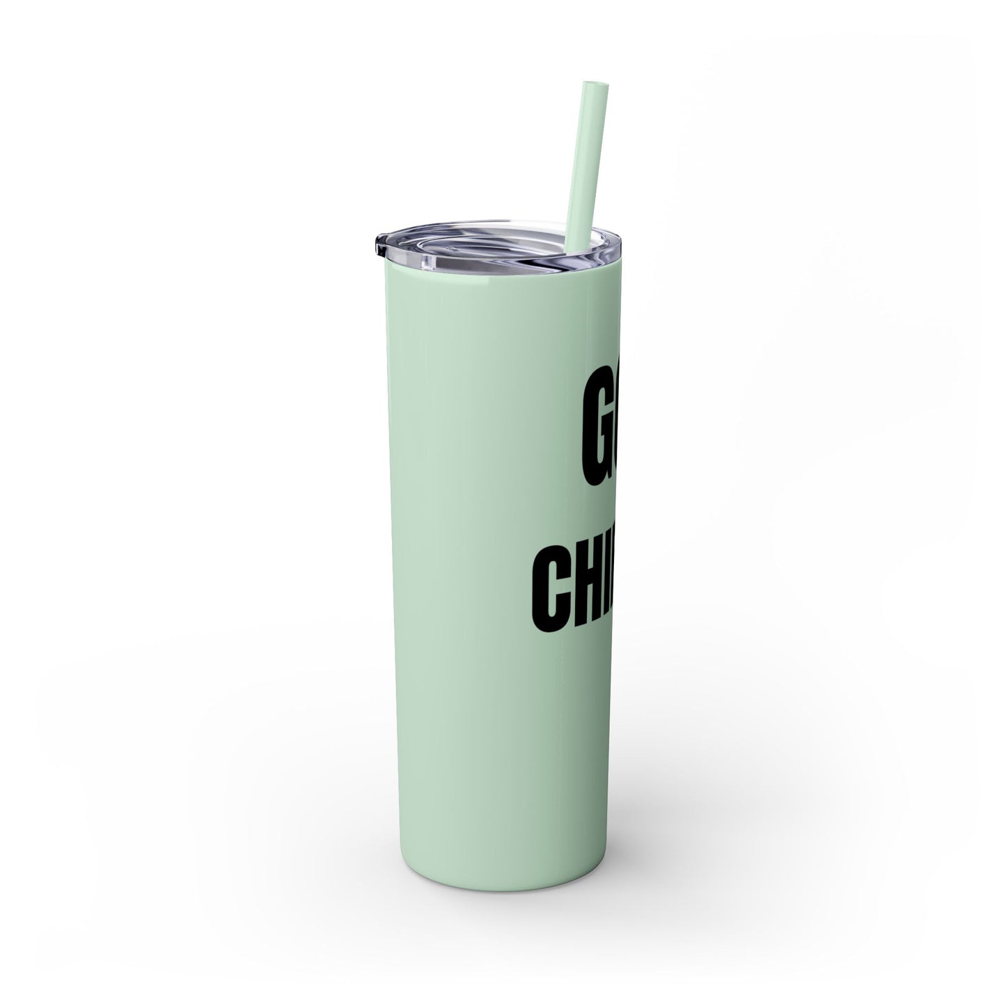 Got Chirps? Hockey Skinny Tumbler with Straw - Fun 20oz Drinkware