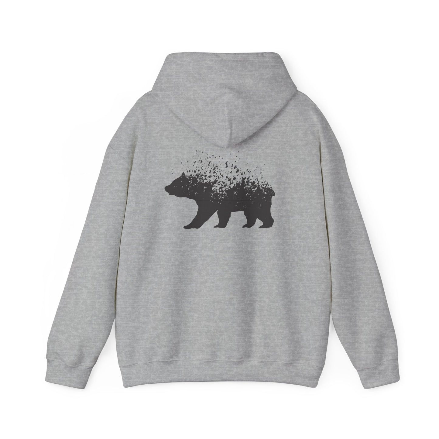 Nature-Inspired Bear Hoodie | Unisex Heavy Blend™ Sweatshirt | Cozy Forest Design