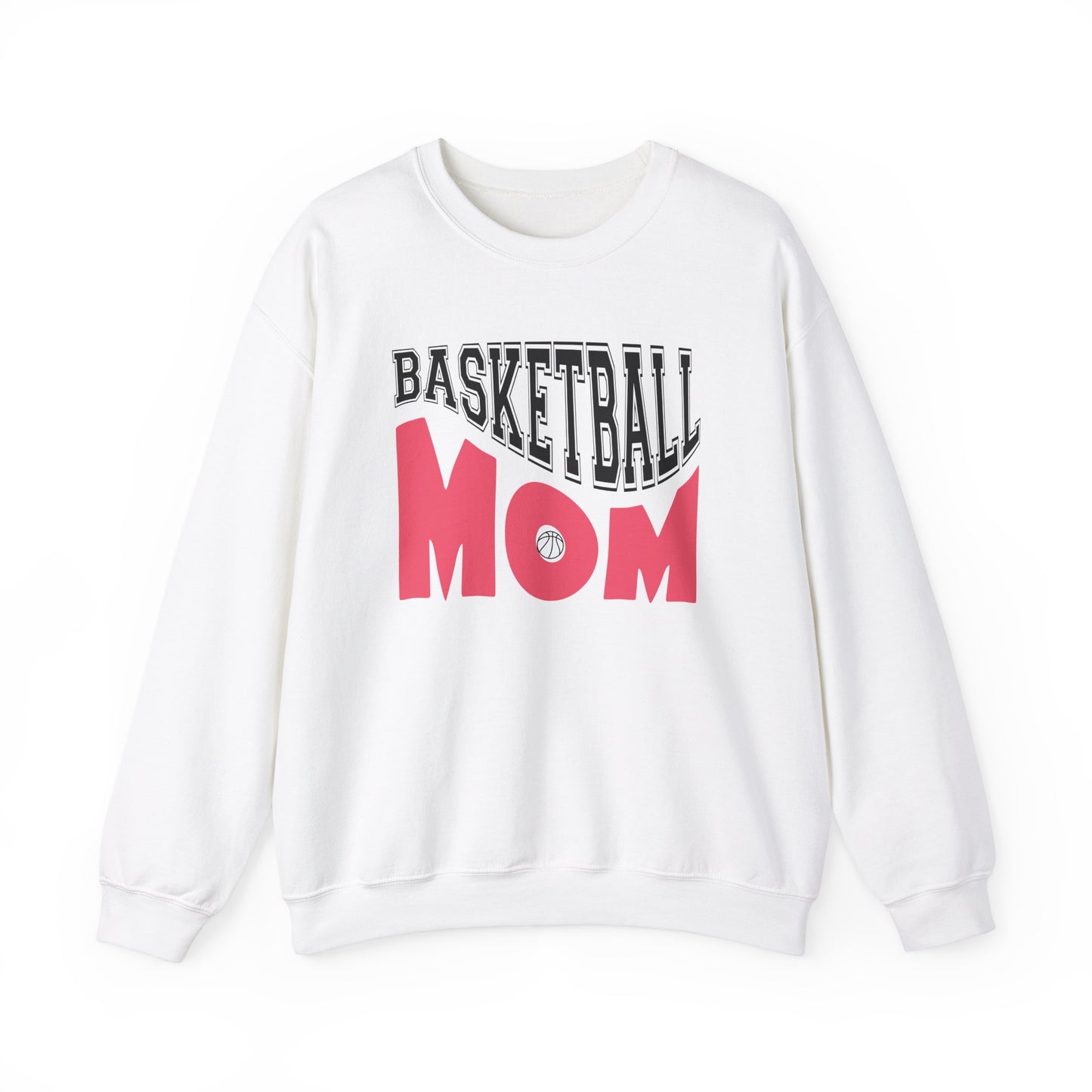 Basketball Mom Unisex Heavy Blend™ Crewneck Sweatshirt - Perfect Gift for Sports Moms