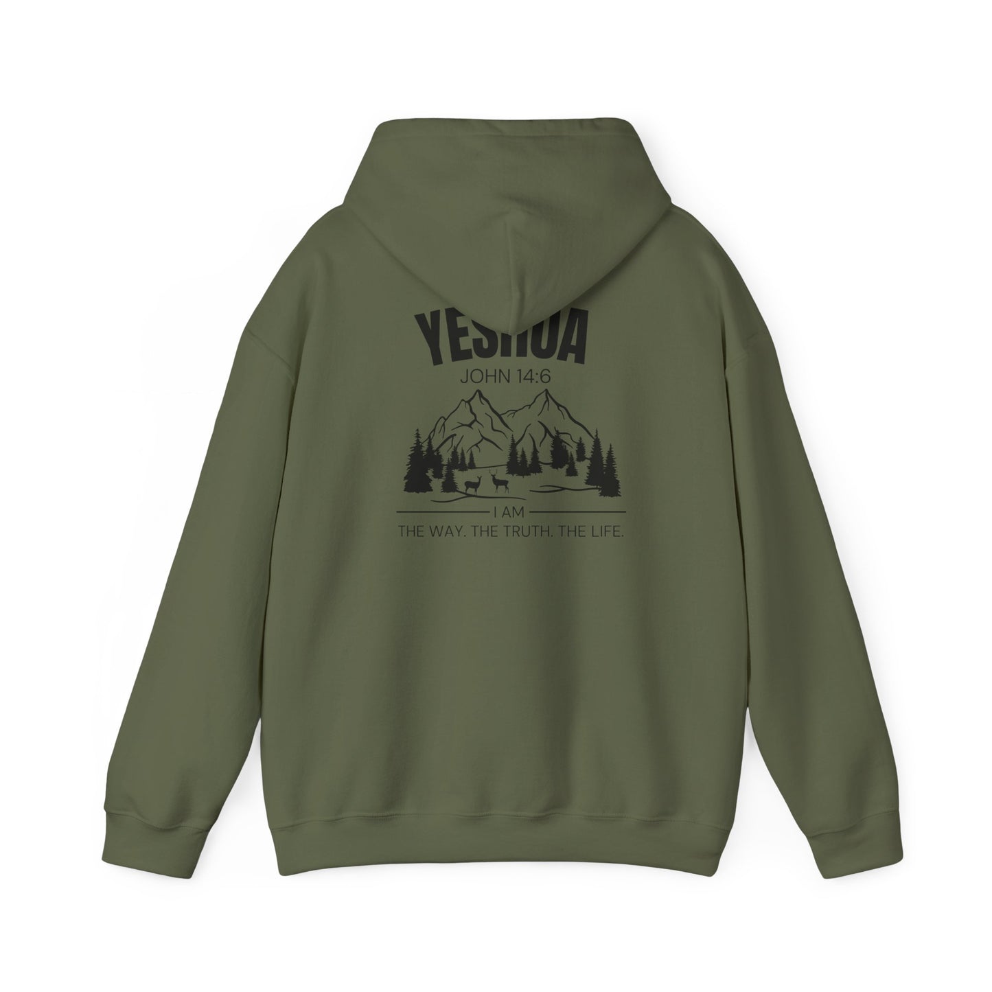 Inspirational Yeshua Unisex Heavy Blend™ Hoodie - John 14:6