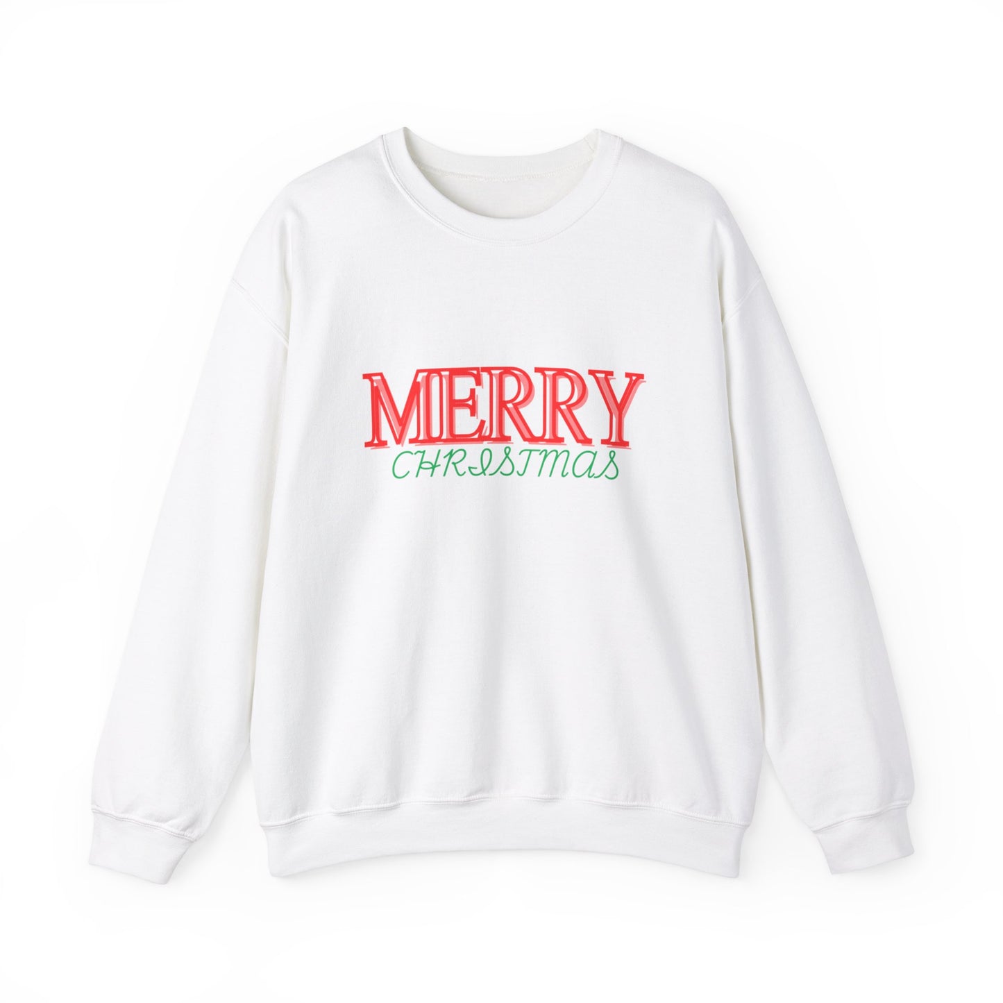 Merry Christmas Sweatshirt - Unisex Heavy Blend™ Crewneck for Festive Comfort