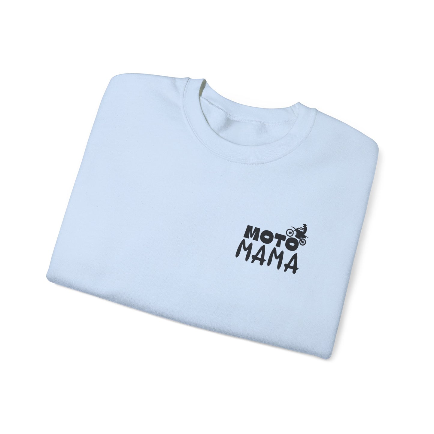 Moto Mama Unisex Heavy Blend™ Crewneck Sweatshirt - Perfect Gift for Motorcycle Moms