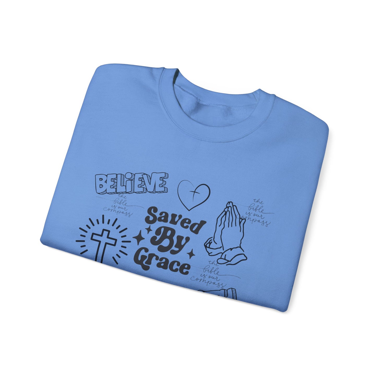 Faith & Grace Crewneck Sweatshirt - Unisex Heavy Blend™ - Perfect for Everyday Inspiration