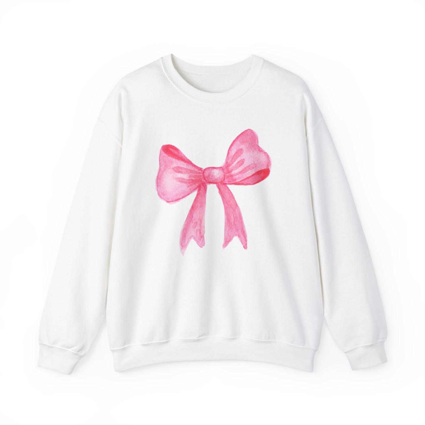 Pink Bow Unisex Sweatshirt - Cozy Gift for Fashion Lovers