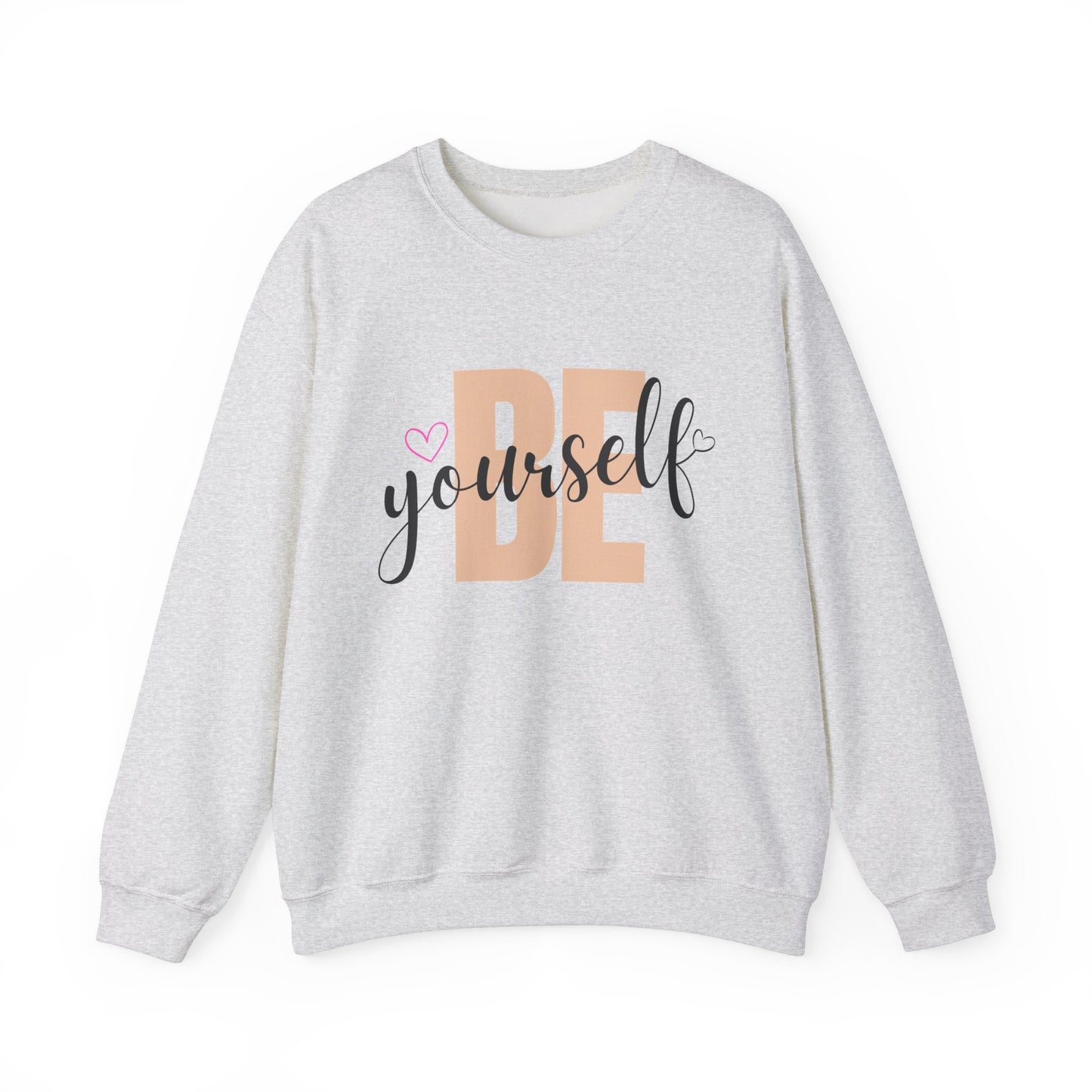 Inspirational Crewneck Sweatshirt - 'Be Yourself' - Unisex Heavy Blend™