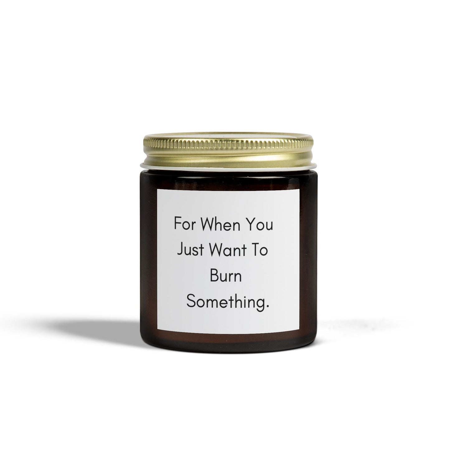 Silly Scented Candle - Coconut Apricot Wax (For When You Just Want To Burn Something)