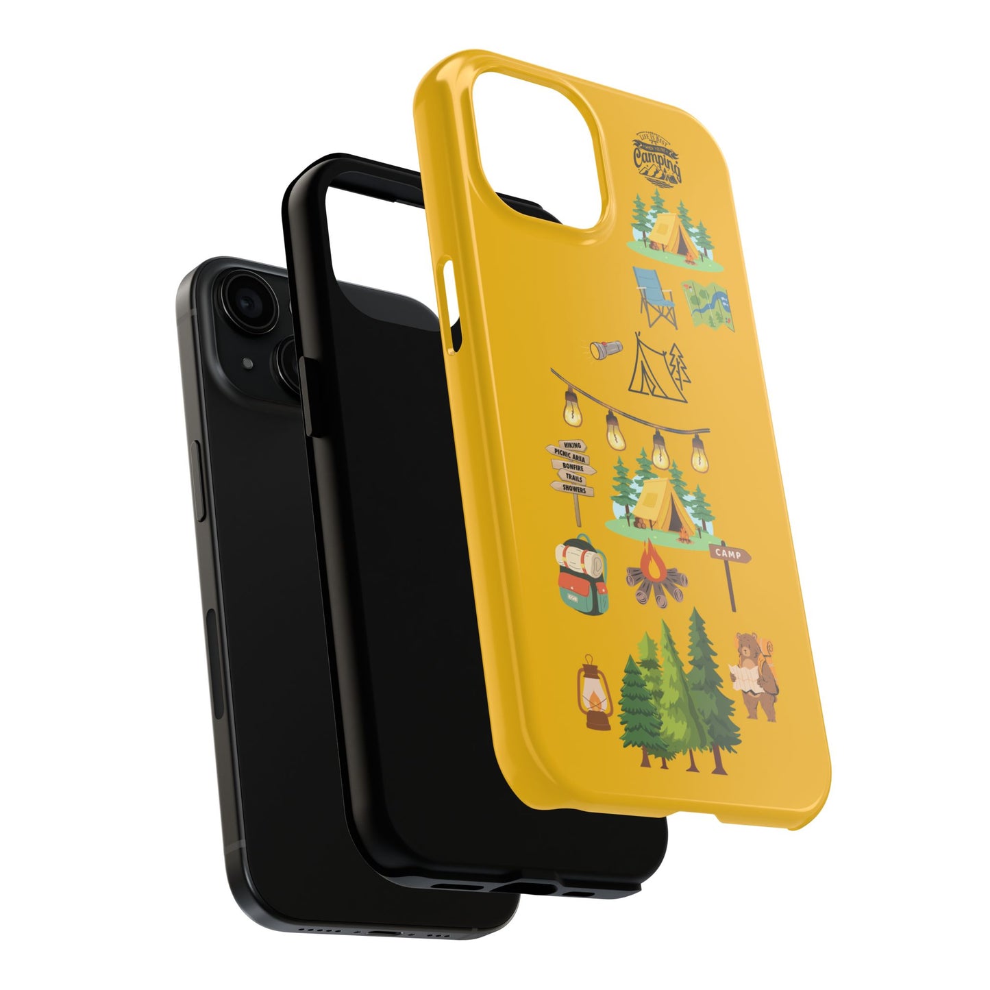 Adventure Vibe Tough Phone Case with Nature Designs