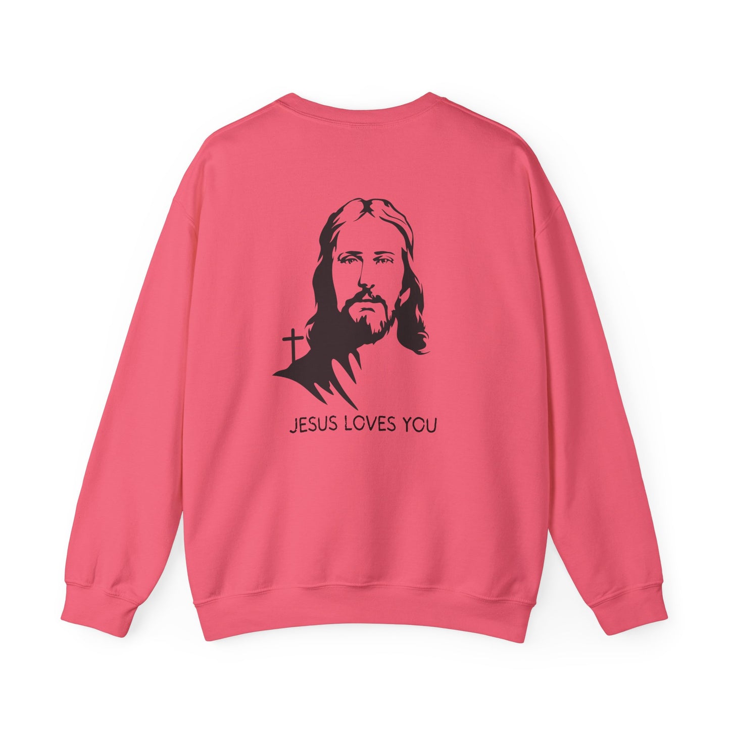 Christian Love Sweatshirt - Jesus Loves You Crewneck