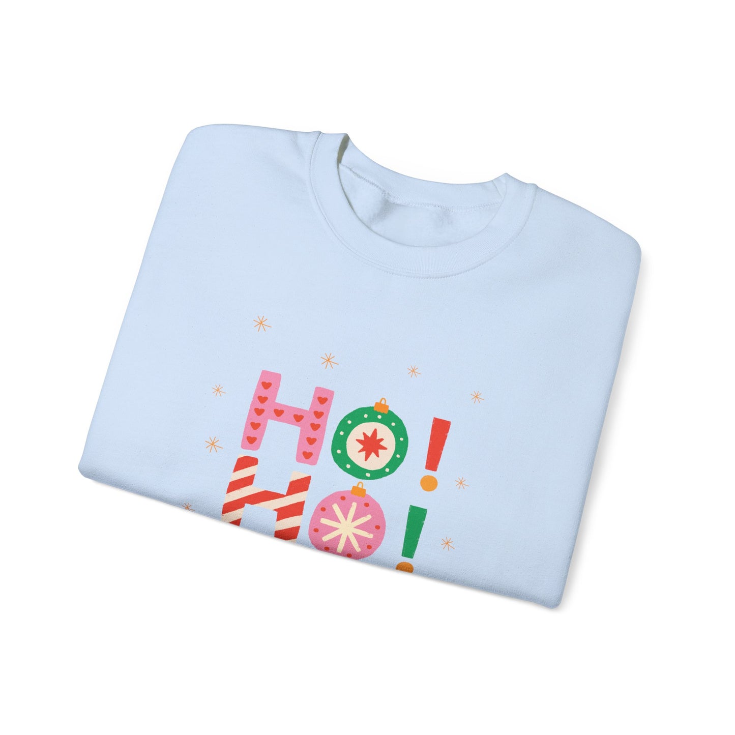 Festive 'Ho Ho Ho!' Unisex Heavy Blend™ Crewneck Sweatshirt