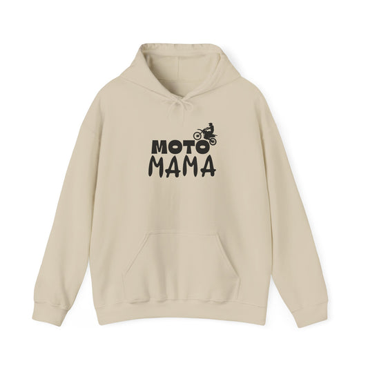 Moto Mama Hoodie | Unisex Heavy Blend Sweatshirt | Perfect for Motorcycle Enthusiasts