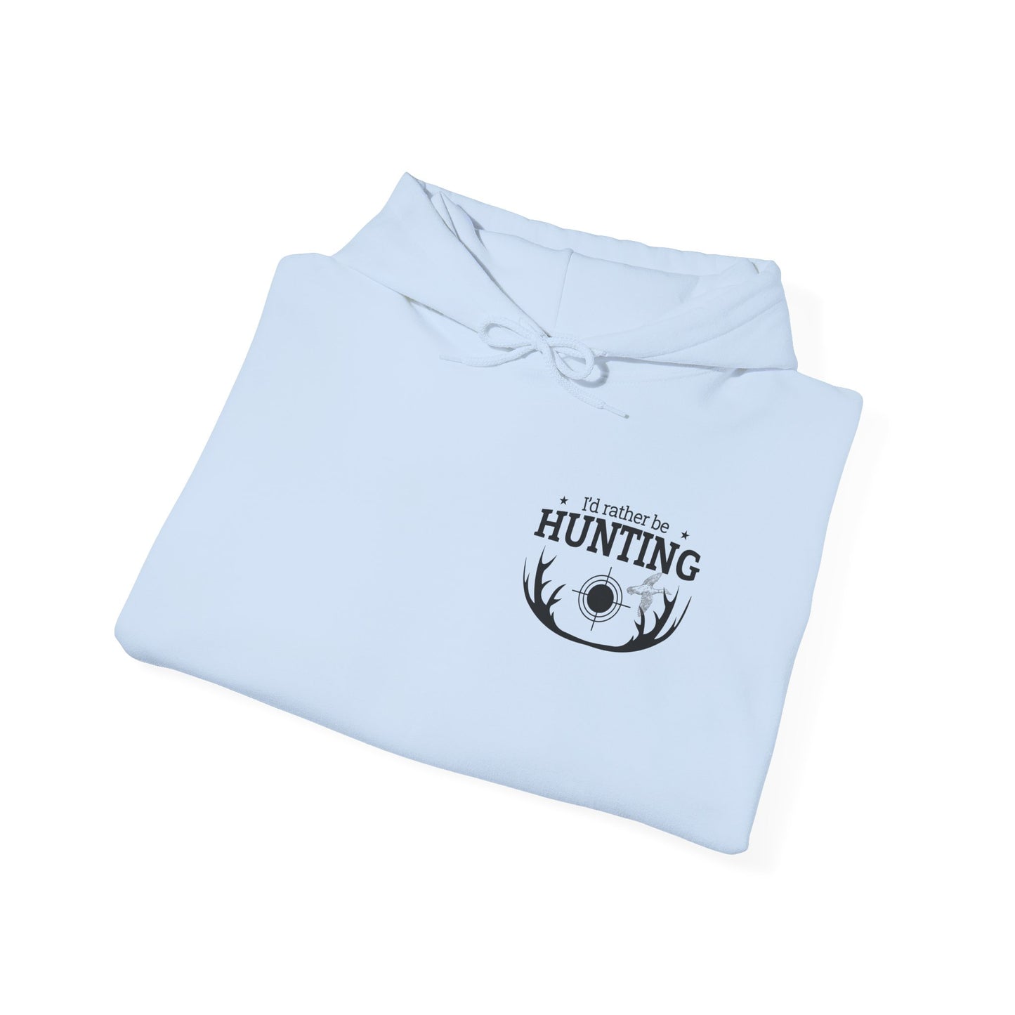 I'd Rather Be Hunting Unisex Heavy Blend Hoodie - Comfortable Outdoor Apparel