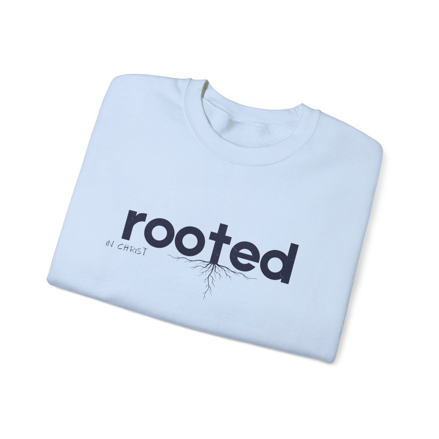 Rooted in Christ Sweatshirt - Unisex Heavy Blend™ Crewneck