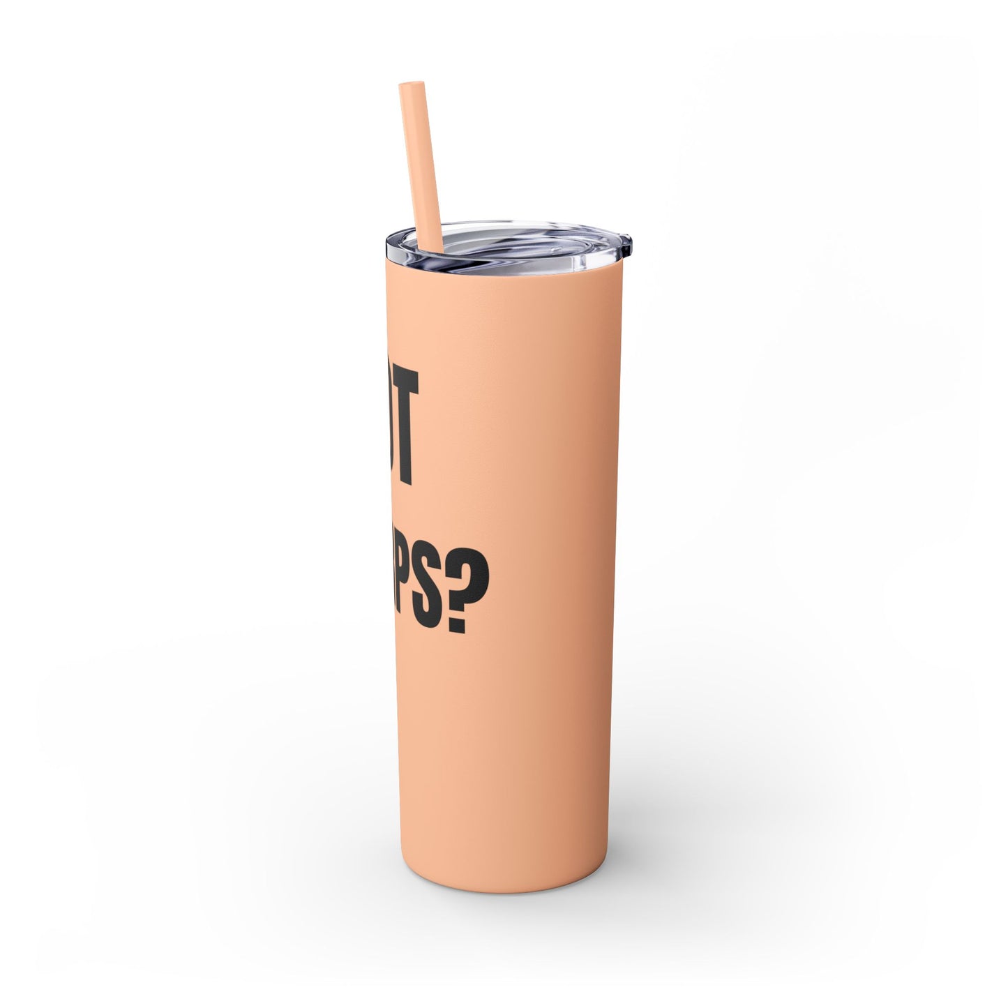 Got Chirps? Hockey Skinny Tumbler with Straw - Fun 20oz Drinkware