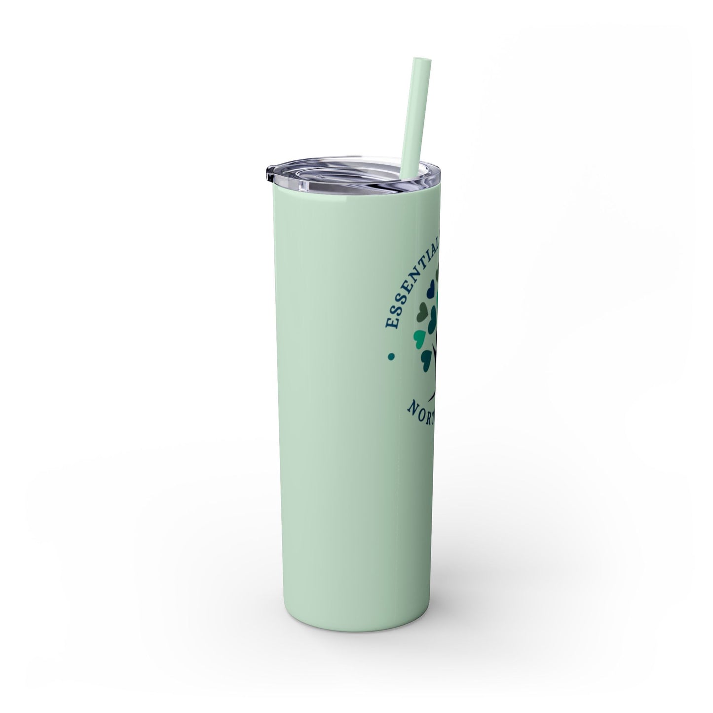 * Custom * Essential Home Care 20oz Skinny Tumbler with Straw