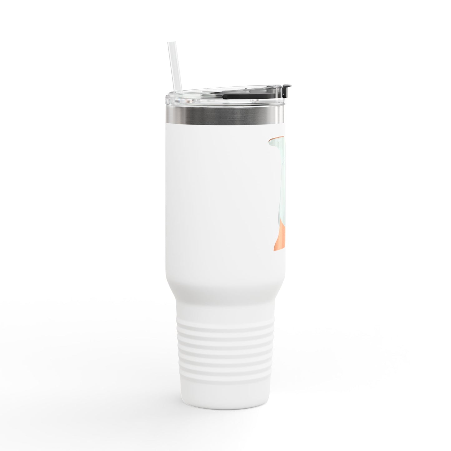 Chic Cowgirl Boots Insulated Travel Mug - 40oz with Fun Leg Graphic