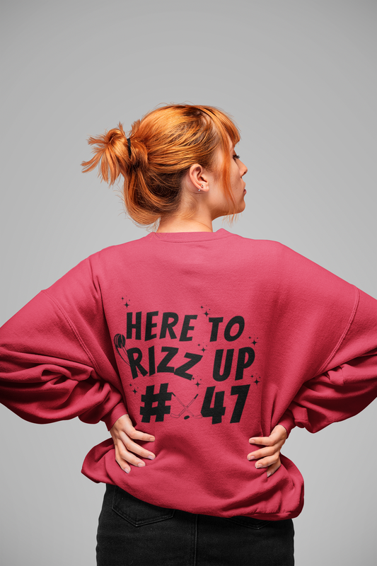 *** CUSTOM *** Unisex Heavy Blend™ Crewneck with Hockey Rizz Up Design