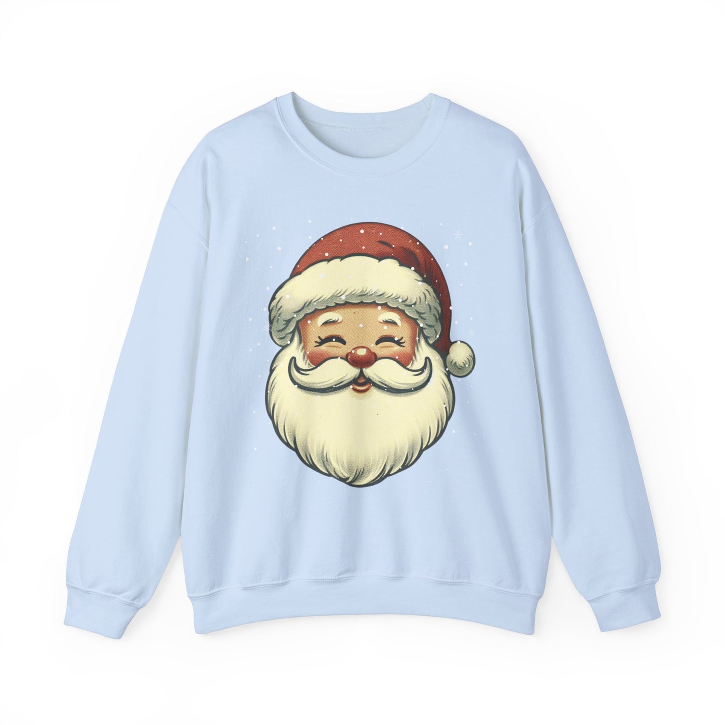 Vintage Santa Face Unisex Heavy Blend™ Crewneck Sweatshirt