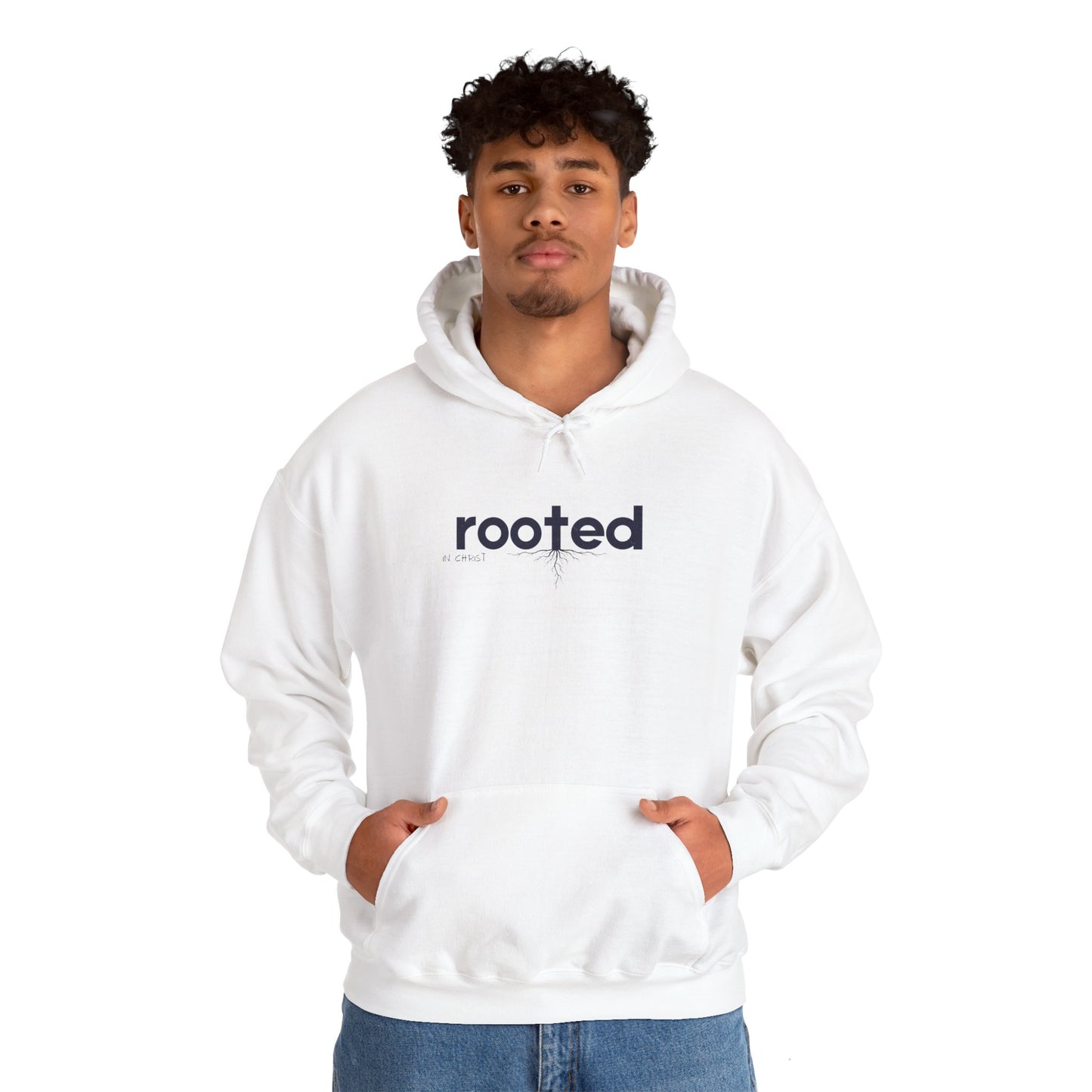 Rooted in Christ - Unisex Heavy Blend™ Hooded Sweatshirt - Cozy and Stylish