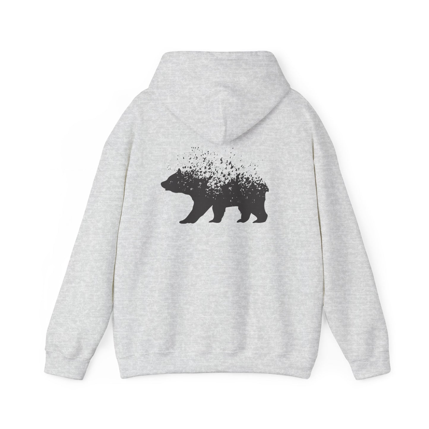 Nature-Inspired Bear Hoodie | Unisex Heavy Blend™ Sweatshirt | Cozy Forest Design