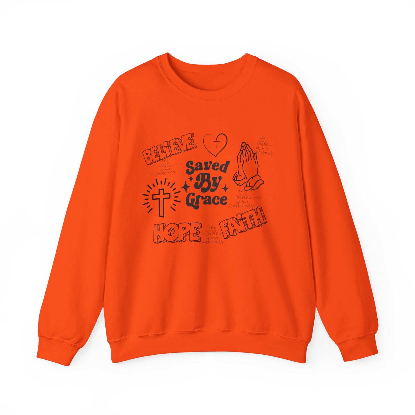 Faith & Grace Crewneck Sweatshirt - Unisex Heavy Blend™ - Perfect for Everyday Inspiration