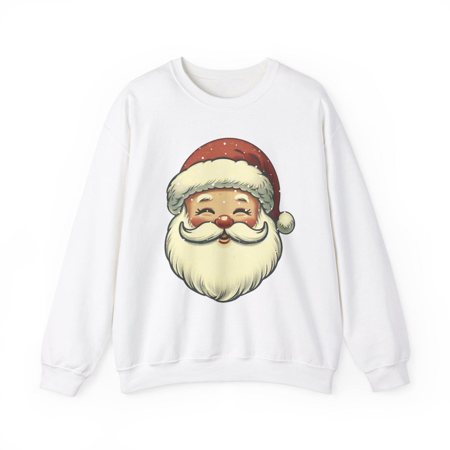 Vintage Santa Face Unisex Heavy Blend™ Crewneck Sweatshirt