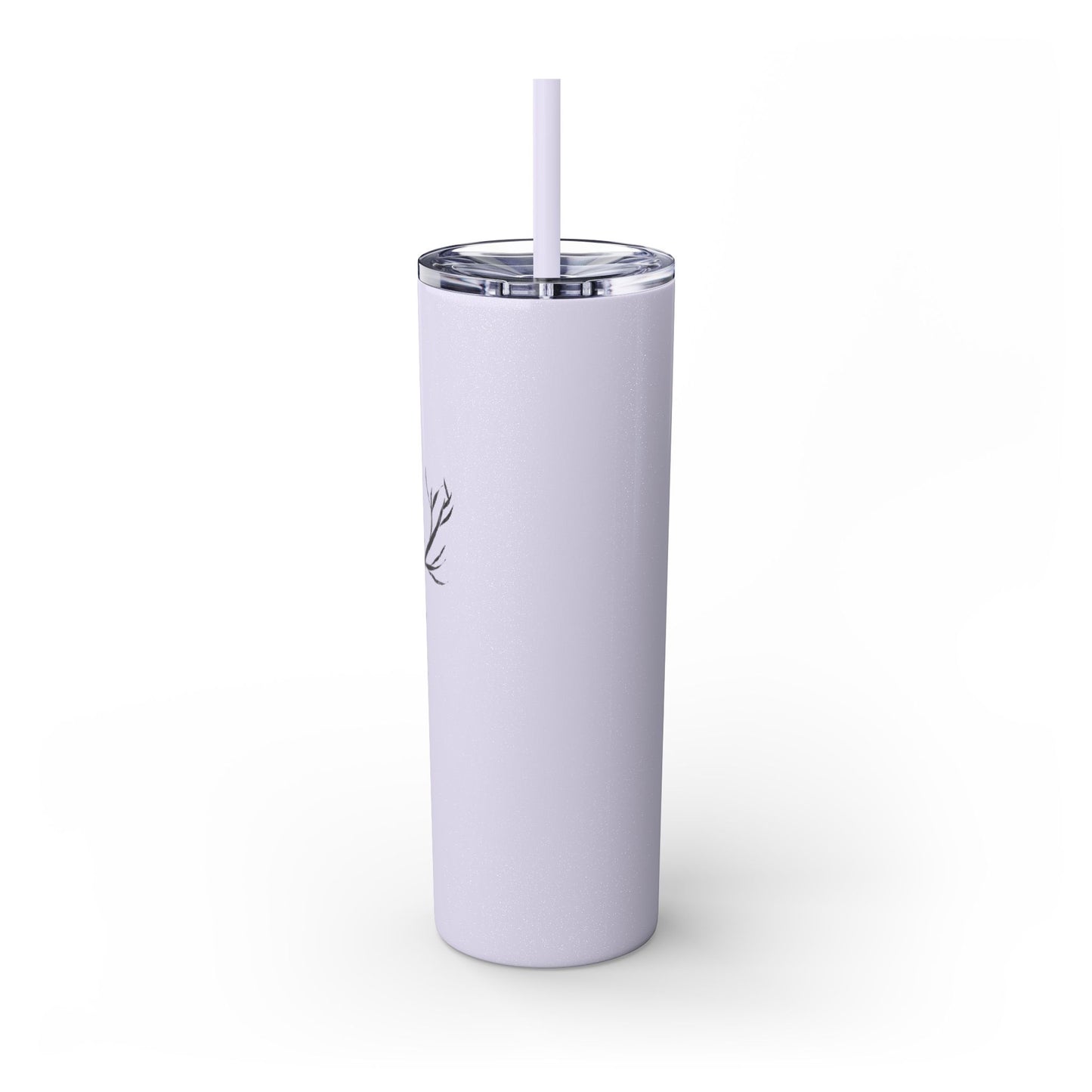 Couple's Love Birds Skinny Tumbler with Straw - 20oz | Perfect Gift for Anniversaries & Valentine's Day