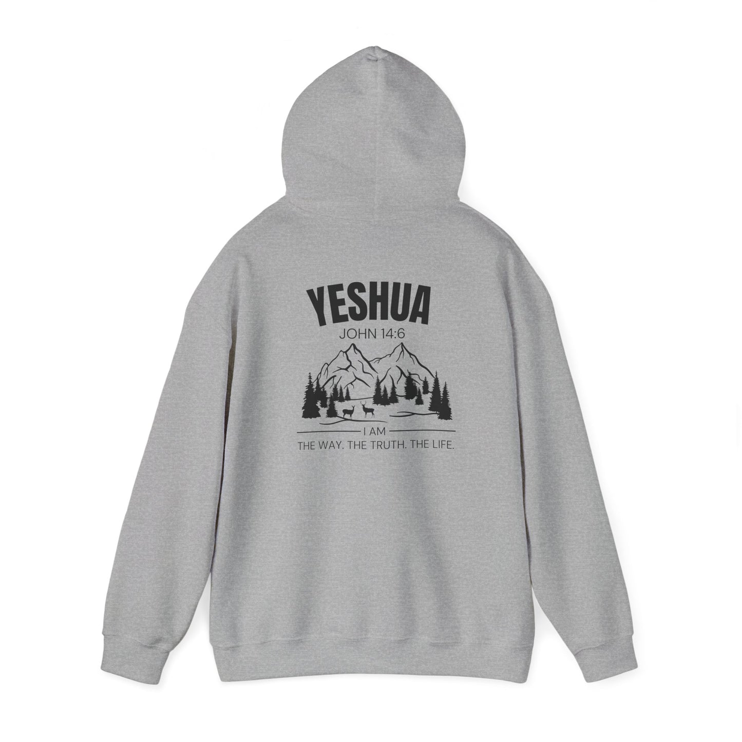 Inspirational Yeshua Unisex Heavy Blend™ Hoodie - John 14:6