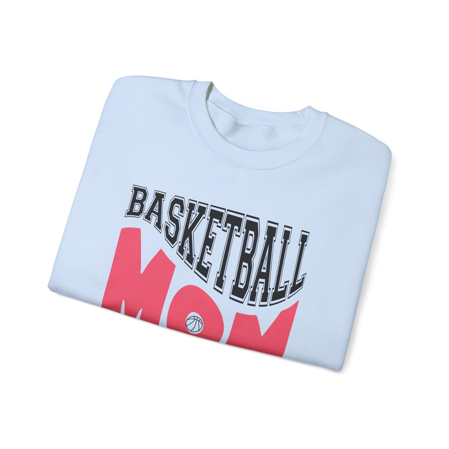 Basketball Mom Unisex Heavy Blend™ Crewneck Sweatshirt - Perfect Gift for Sports Moms