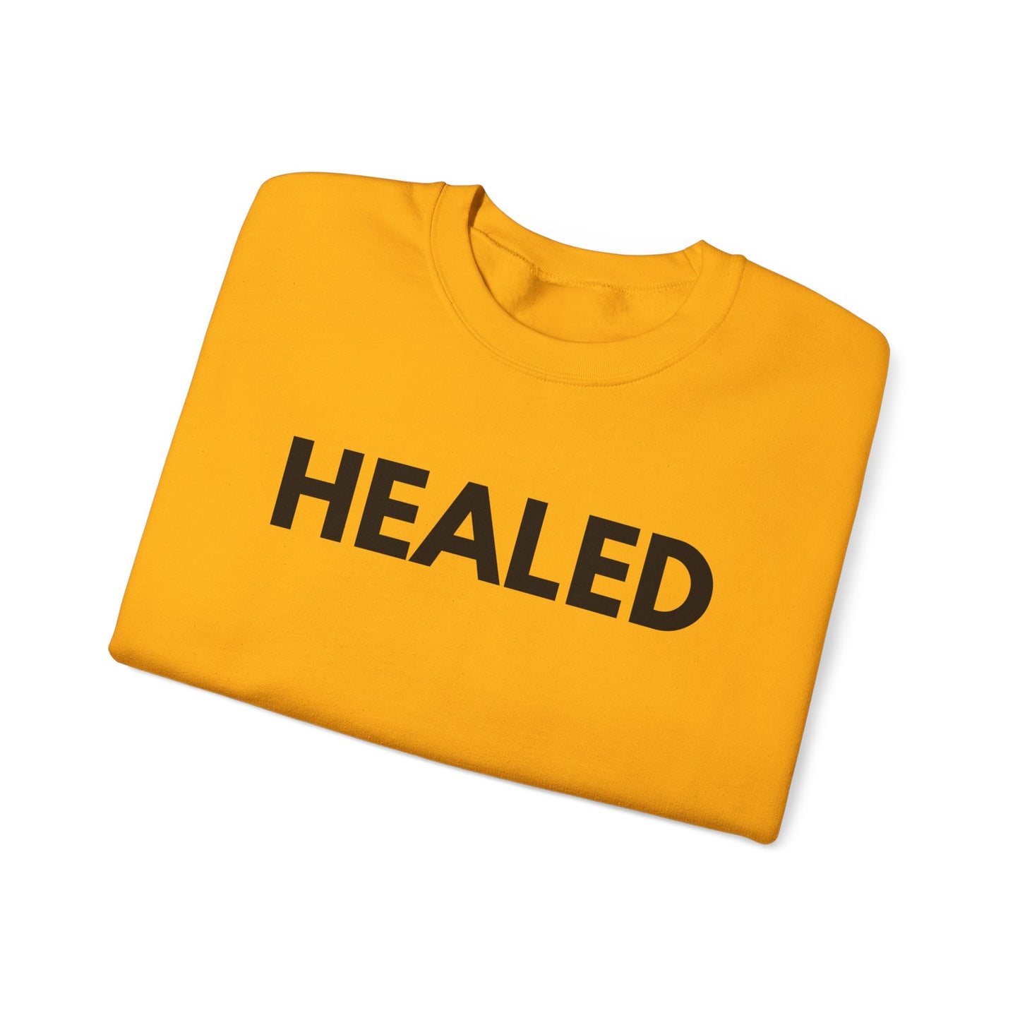 Healed Godly Unisex Heavy Blend™ Crewneck Sweatshirt - Cozy Comfort for Self-Care and Recovery