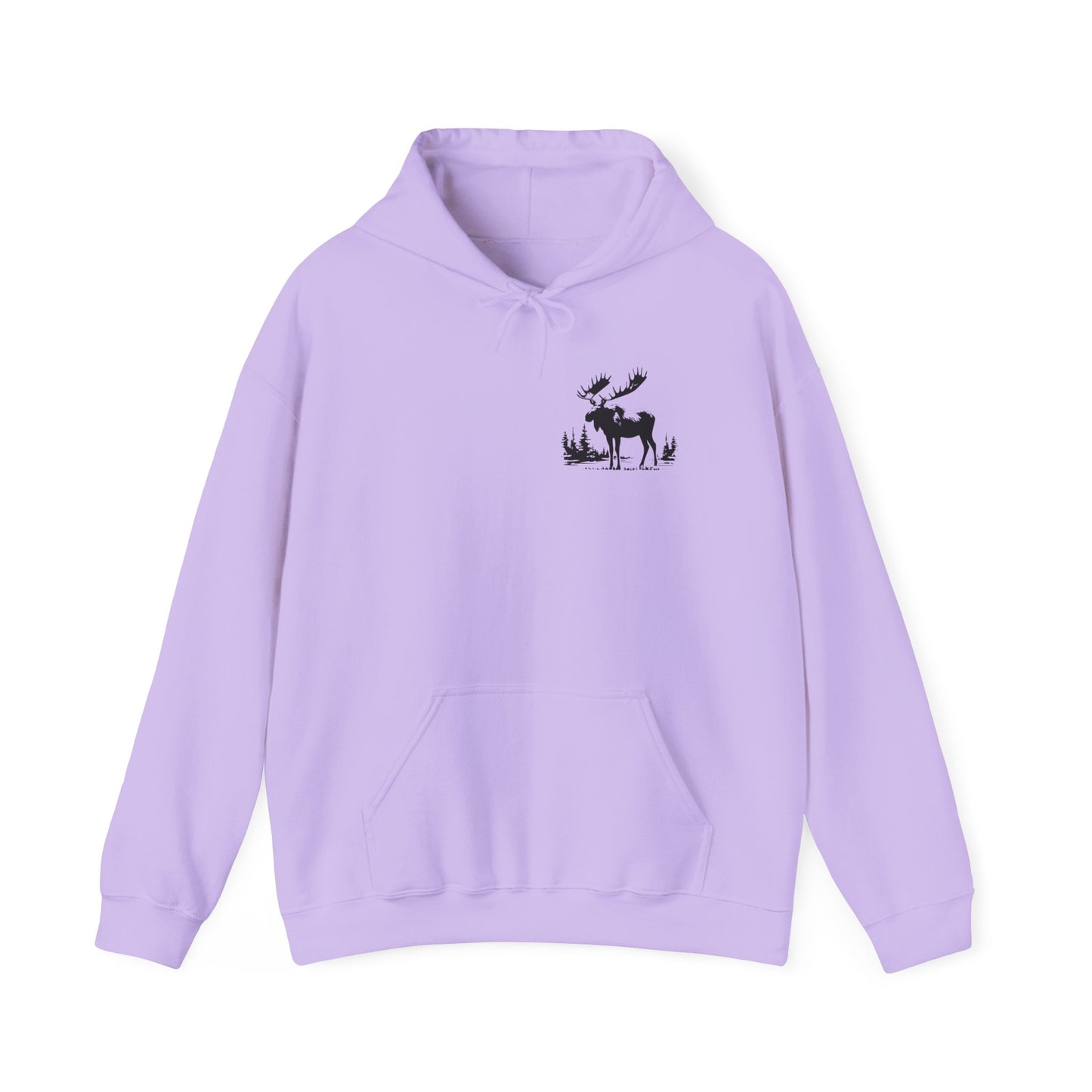 Cozy Moose Graphic Hoodie for Nature Lovers