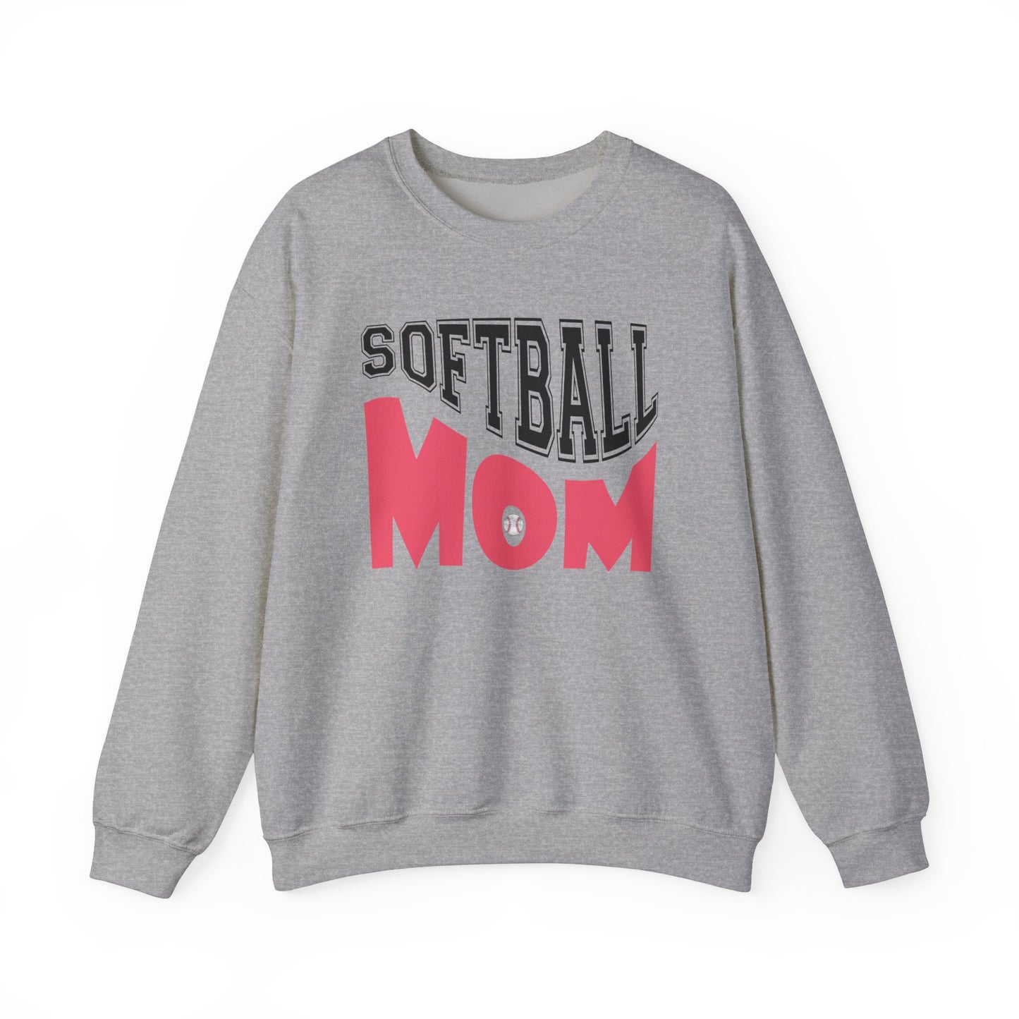 Softball Mom Crewneck Sweatshirt | Unisex Heavy Blend™ | Perfect for Game Days and Celebrations