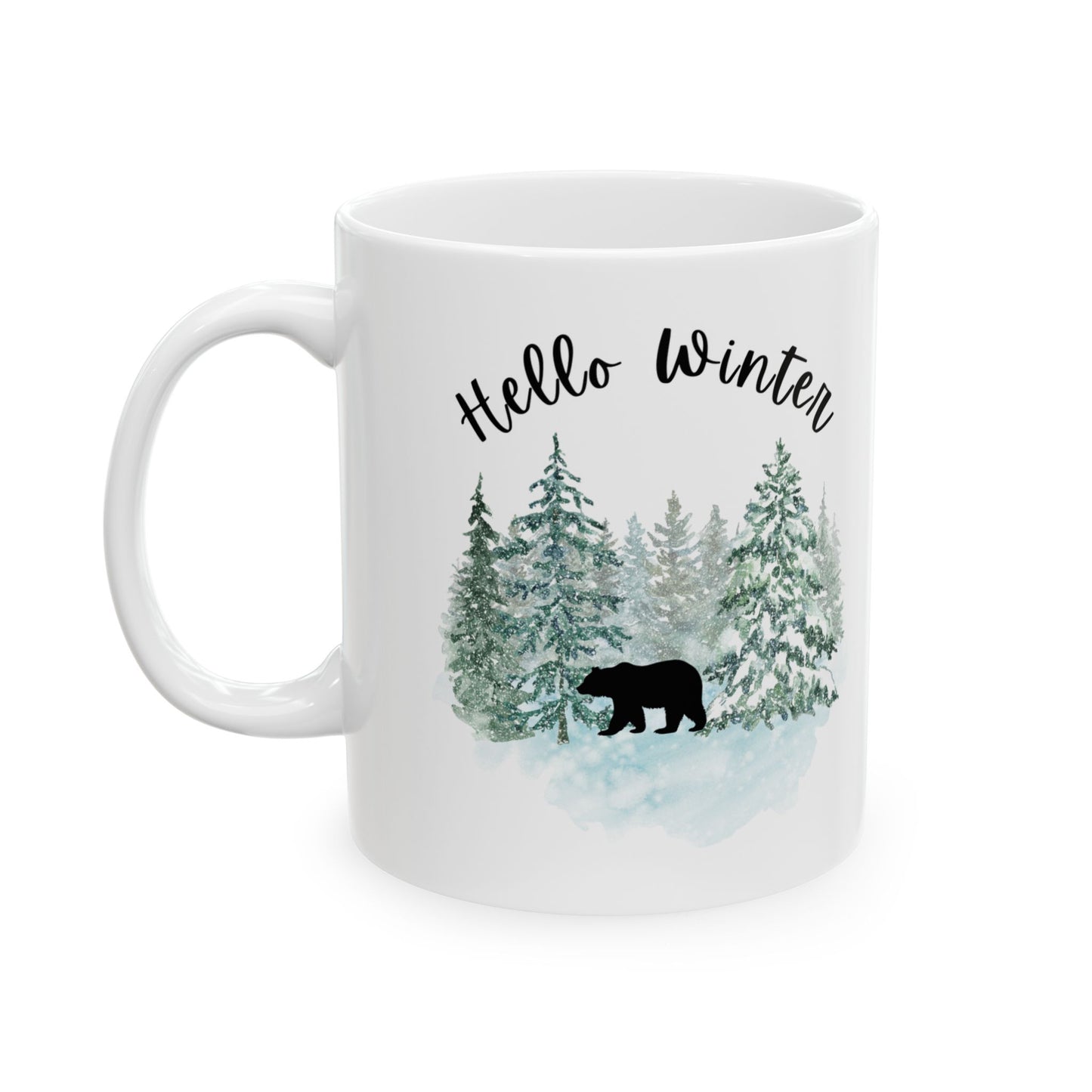 Festive Holiday Ceramic Mug - 11oz & 15oz Options - Perfect for Christmas Cheer