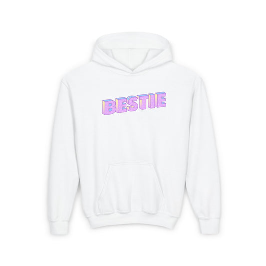 Youth Bestie Hooded Sweatshirt - Trendy Gift for Friends