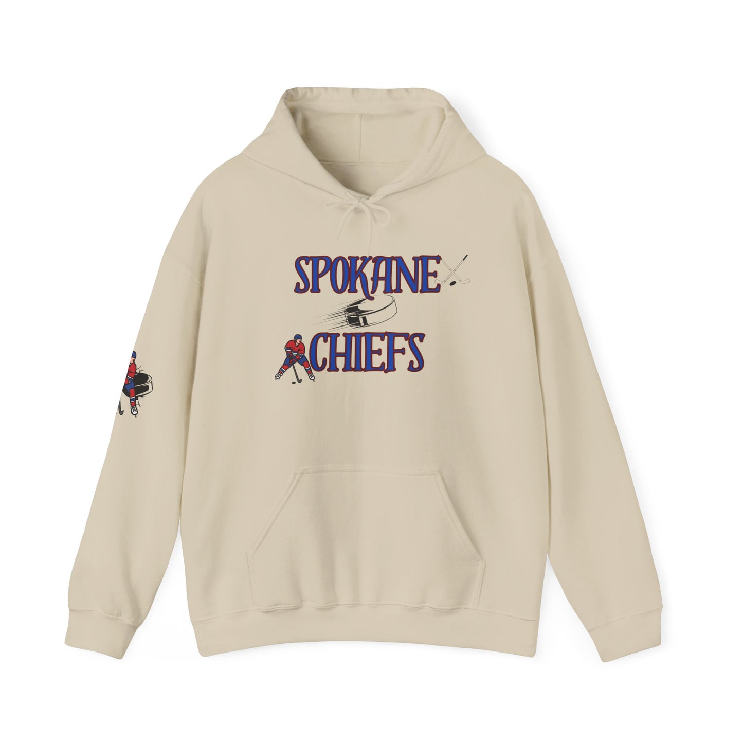 Spokane Chiefs Blue Hockey Sweatshirt - Got Chirps? Unisex Hoodie