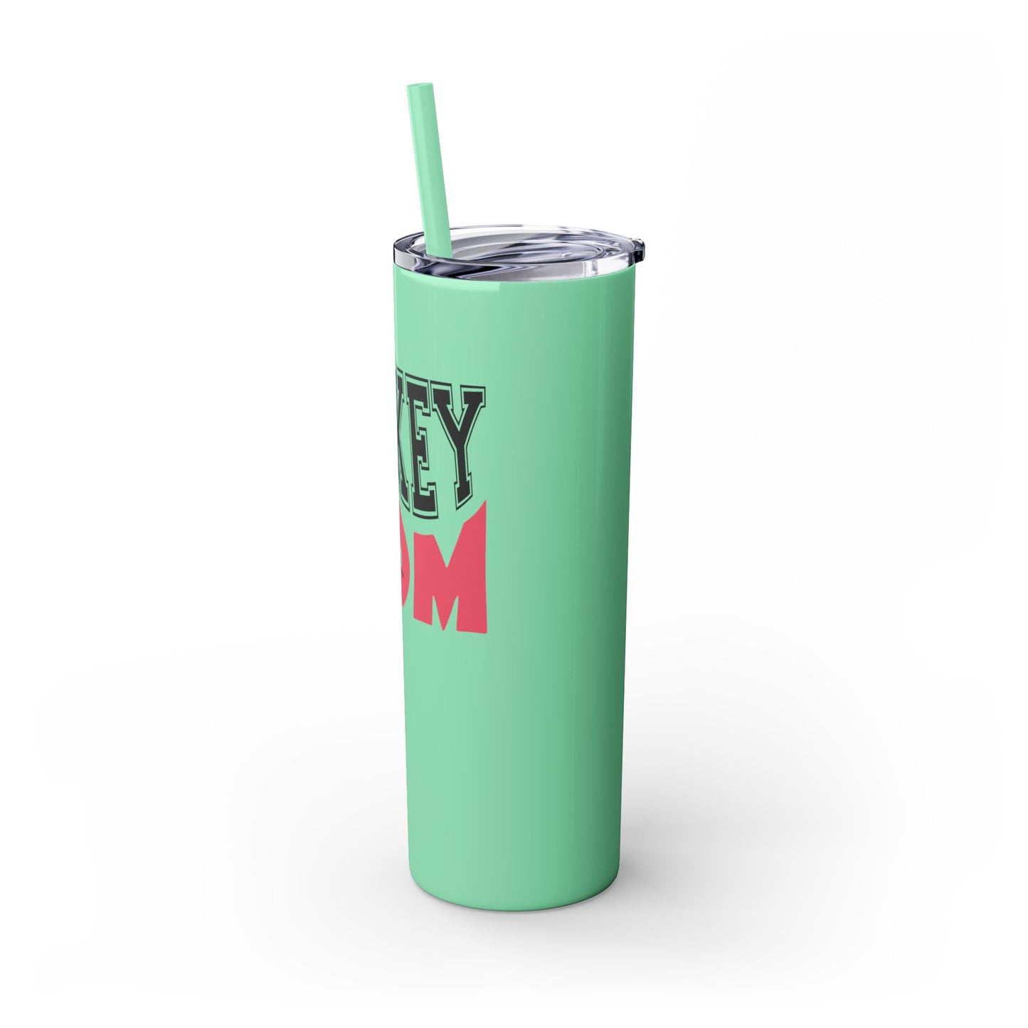 Hockey Mom 20oz Skinny Tumbler with Straw - Perfect Gift for Sports Enthusiasts