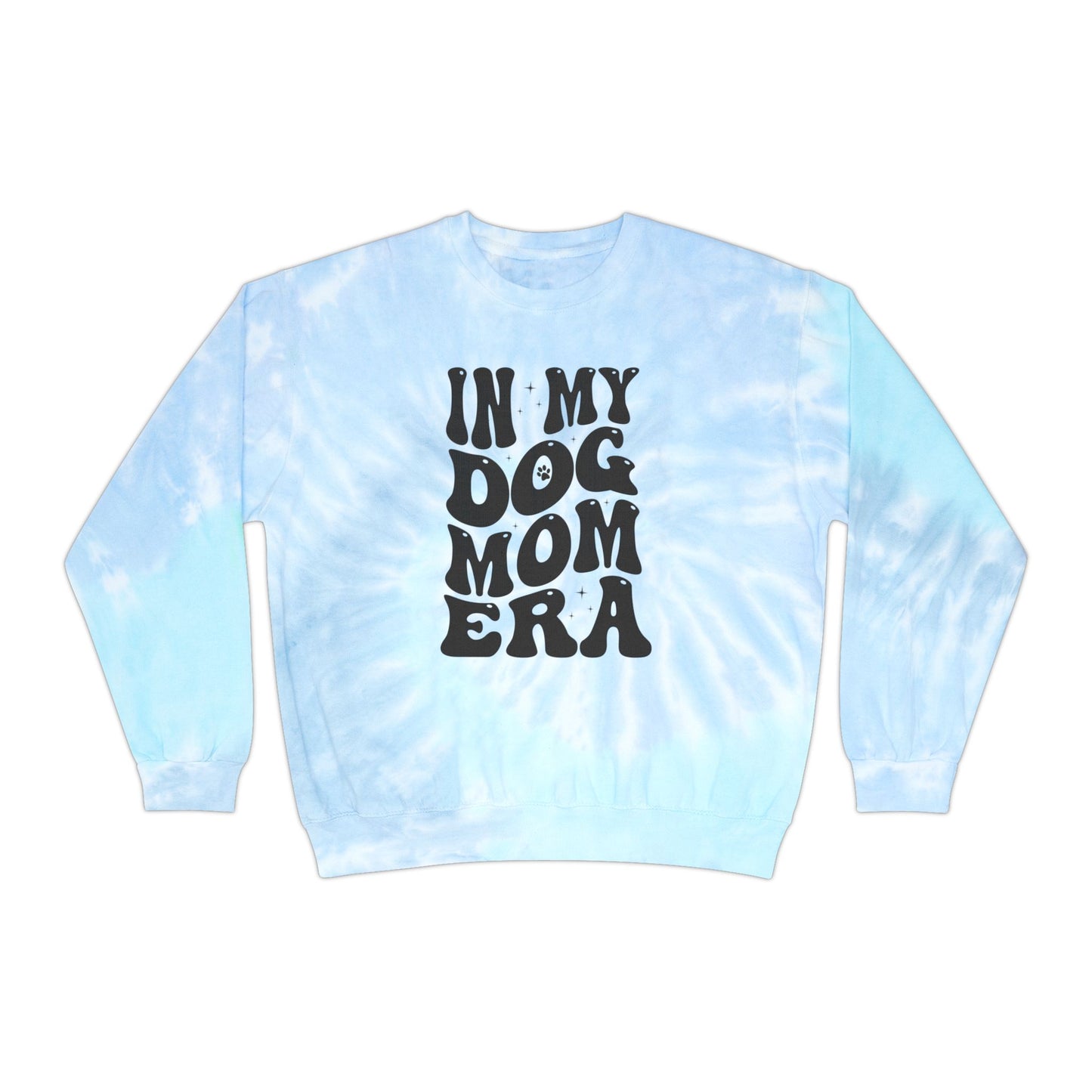 Unisex Tie-Dye Dog Mom Sweatshirt - Cozy & Trendy Pet Lover Gift