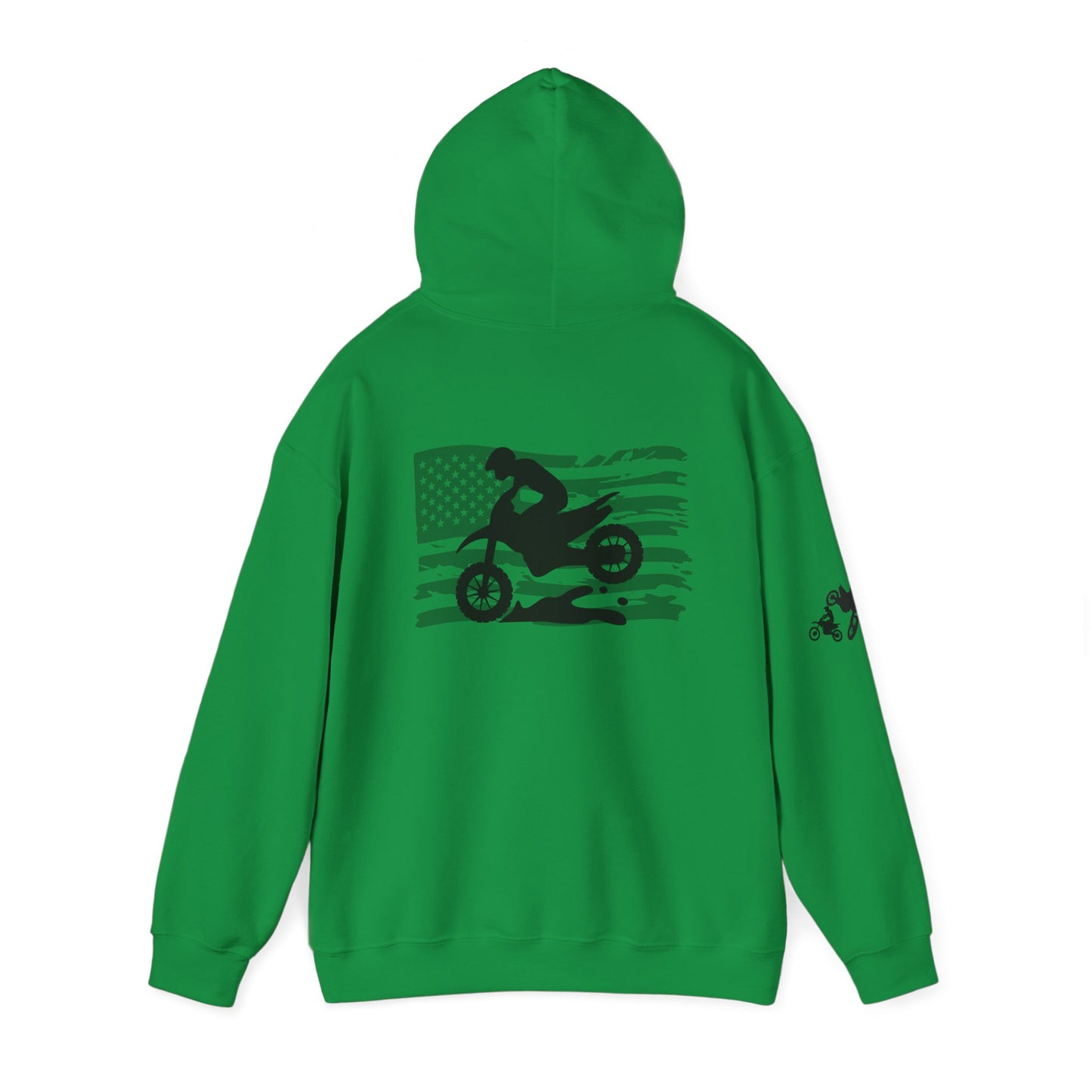 Race Dad Unisex Heavy Blend™ Hoodie - Perfect Gift for Motorbike Enthusiasts