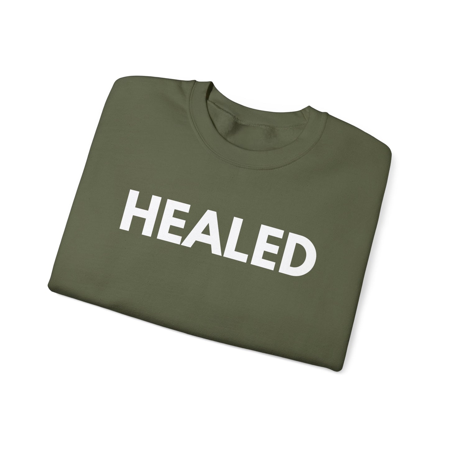 Healed Godly  Unisex Heavy Blend™ Crewneck Sweatshirt - Perfect for Wellness and Self-Care