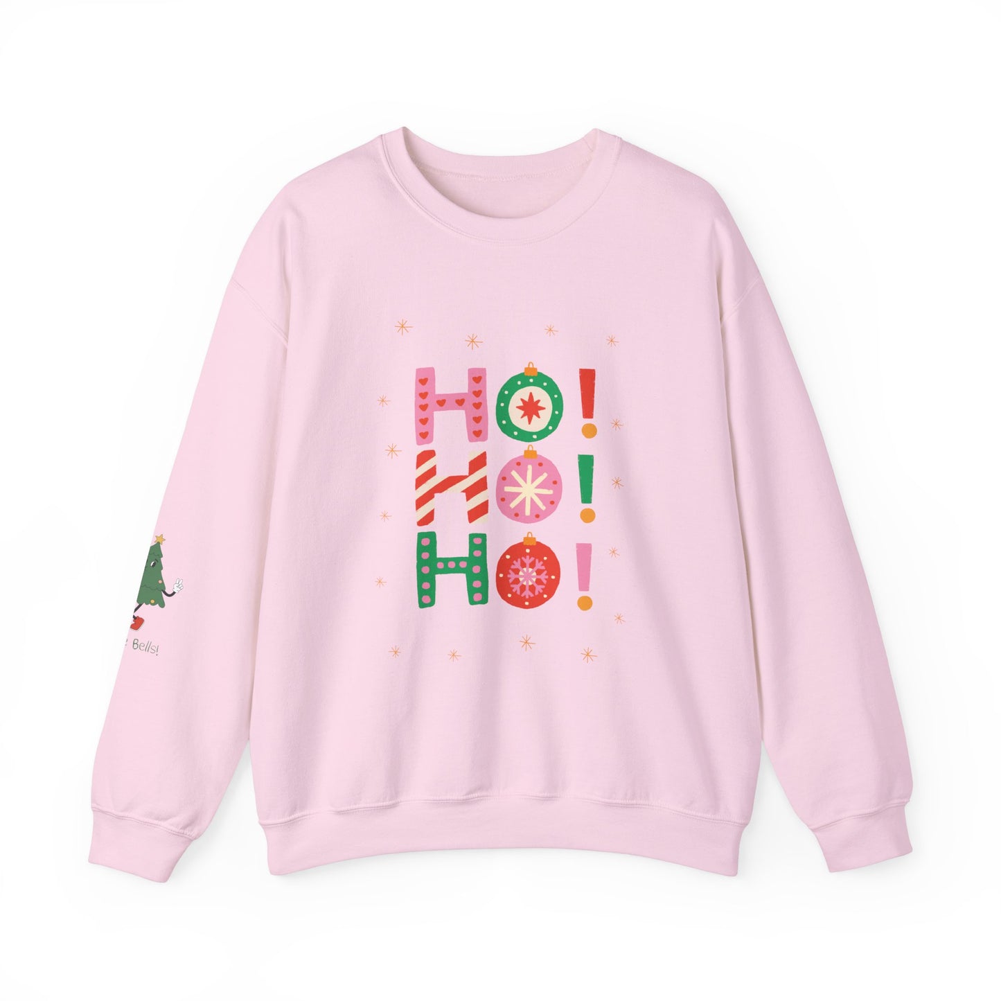 Festive 'Ho Ho Ho!' Unisex Heavy Blend™ Crewneck Sweatshirt