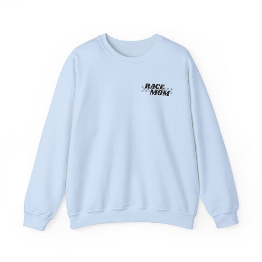 Race Mom - Unisex Heavy Blend™ Crewneck Sweatshirt