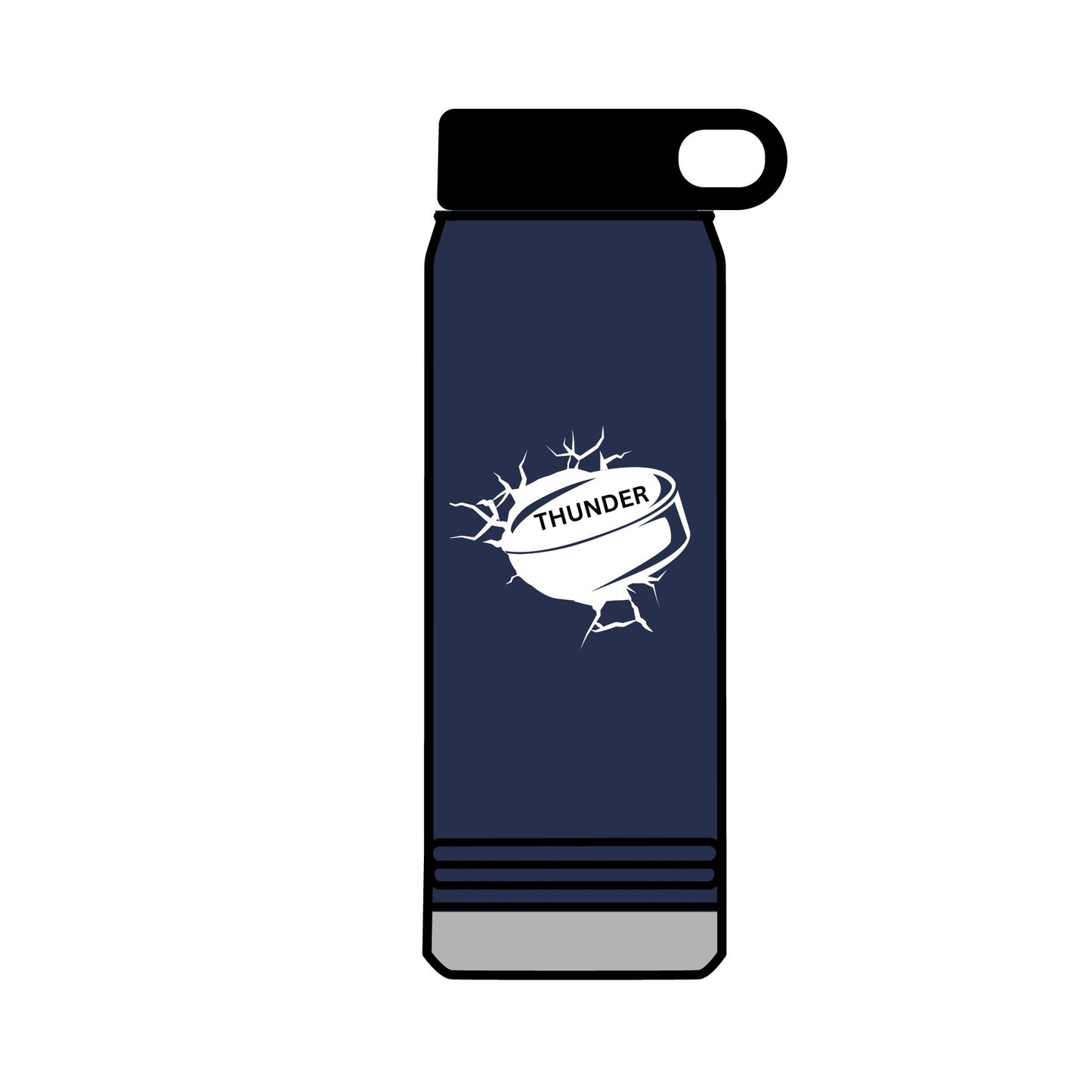 ***CUSTOM TEAM** Hockey Patriotic 32oz Water Bottle - Red, USA Design for Active Lifestyles