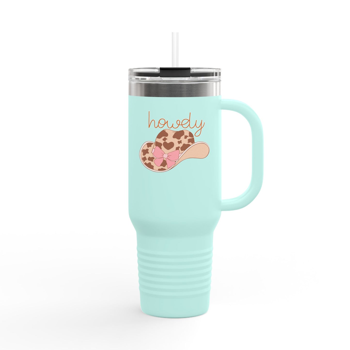 Howdy Insulated Travel Mug - 40oz, Perfect for Coffee Lovers & Outdoor Adventures