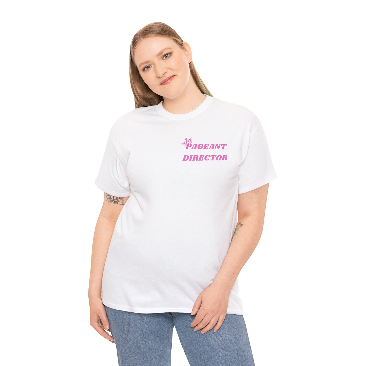 Pageant Director Unisex Heavy Cotton Tee - Fun and Stylish Apparel for Pageant Enthusiasts