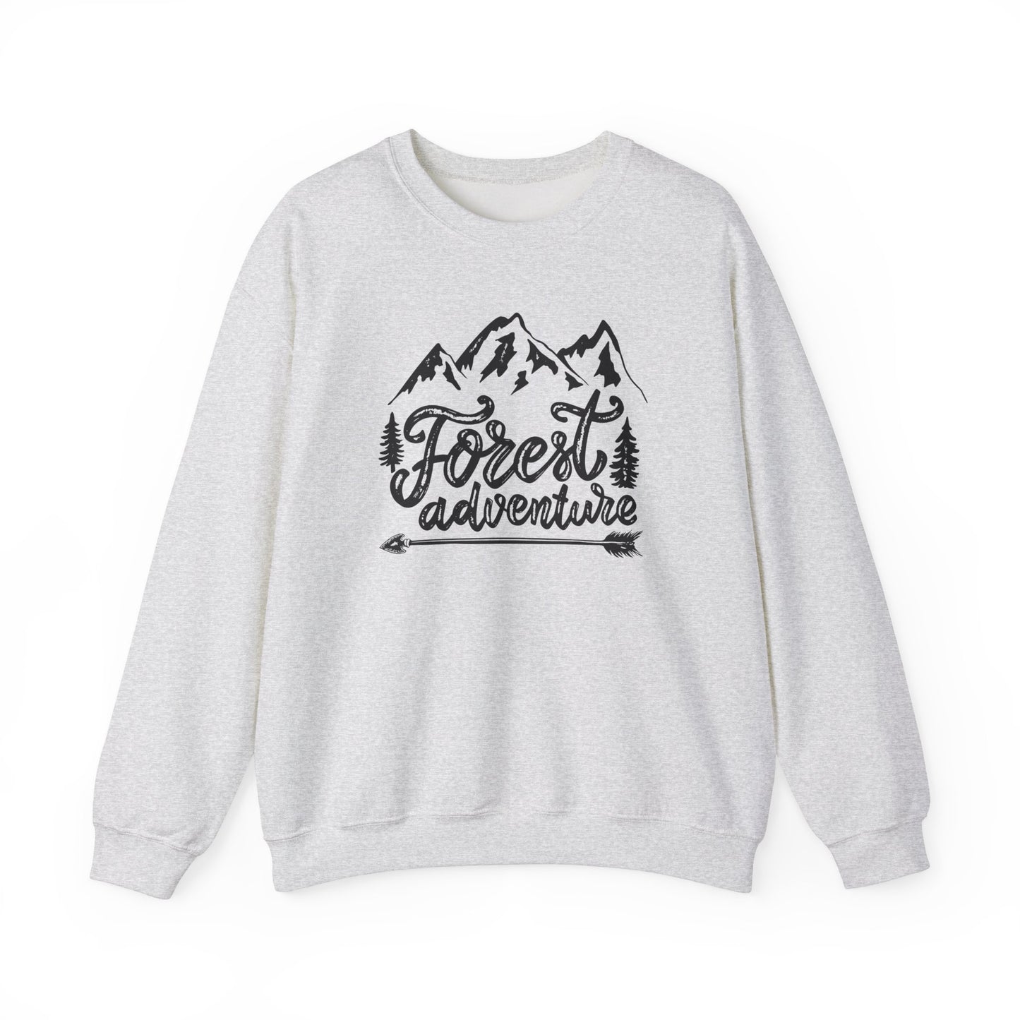 Forest Adventure Unisex Heavy Blend Crewneck Sweatshirt | Perfect for Outdoor Lovers