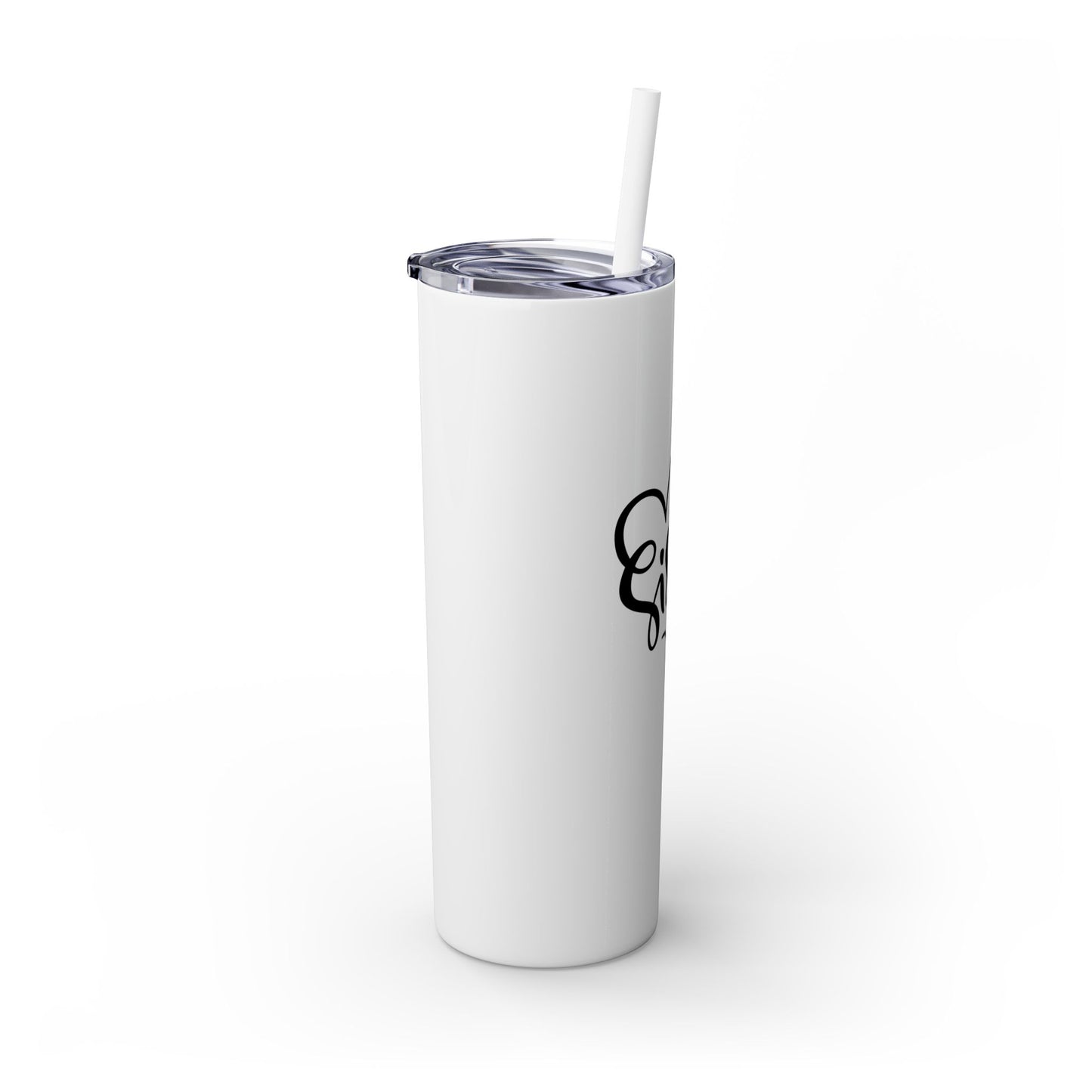 Sister Love Skinny Tumbler with Straw - 20oz Travel Mug